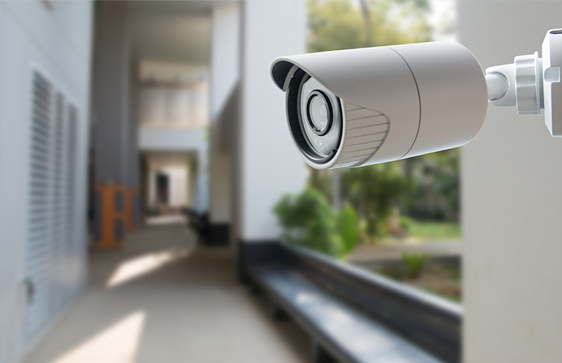 サロンの安全・安心を監視 セキュリティカメラ